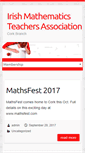 Mobile Screenshot of corkmaths.ie