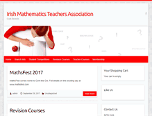 Tablet Screenshot of corkmaths.ie